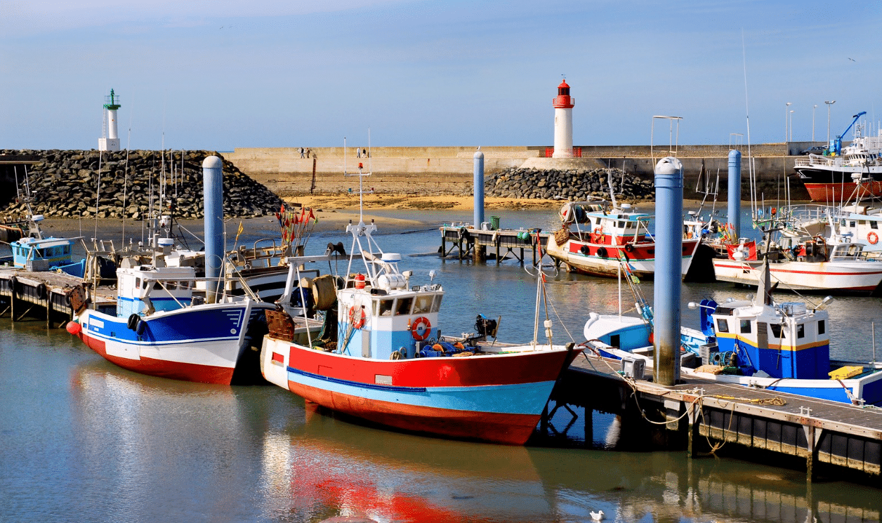 Port de La Cotinière - vue côté piéton