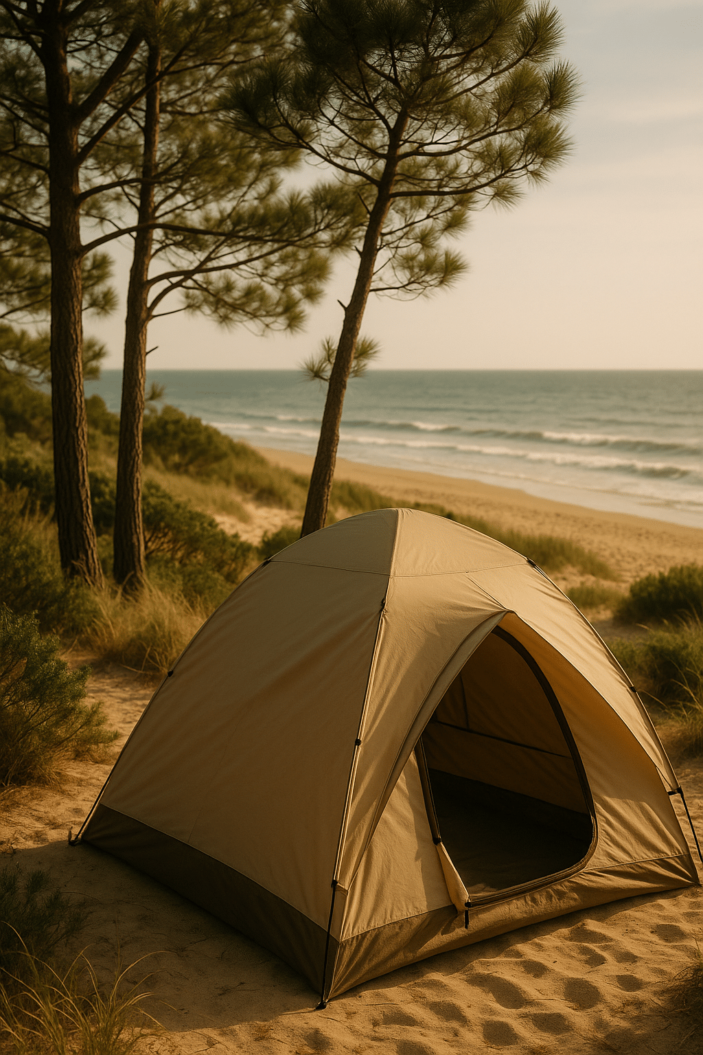 camping oléron - illustration