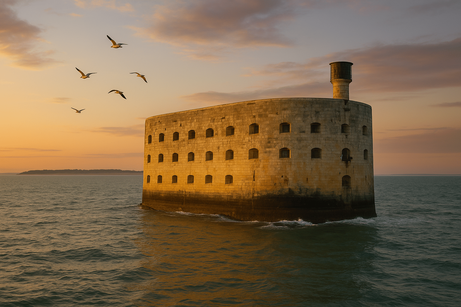 fort boyard oléron - illustration